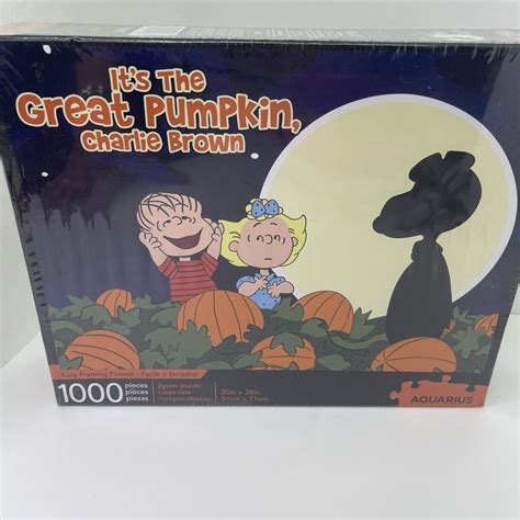 Aquarius Peanuts The Great Pumpkin Jigsaw Puzzle 1000 Pieces Ebay