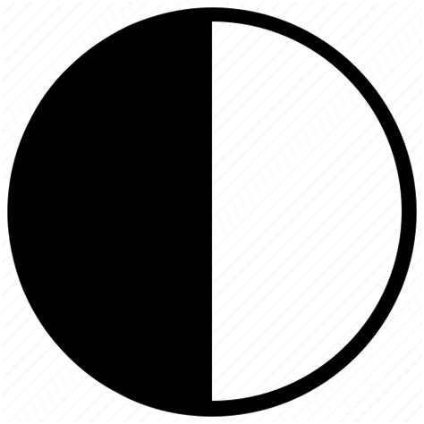 Circle Geometry Half Round Icon
