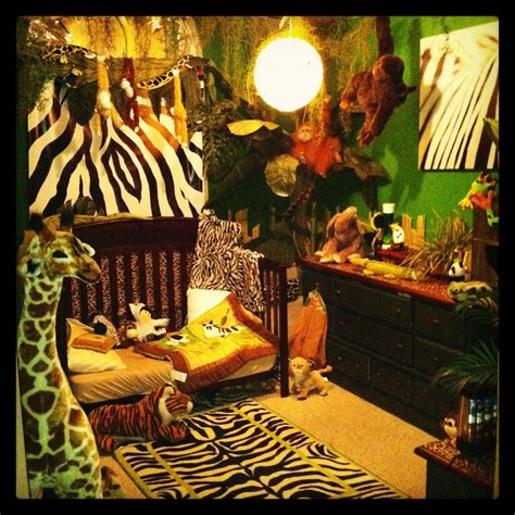 Pin By Ashley Cassel On For The Home Jungle Bedroom Kids Bedroom
