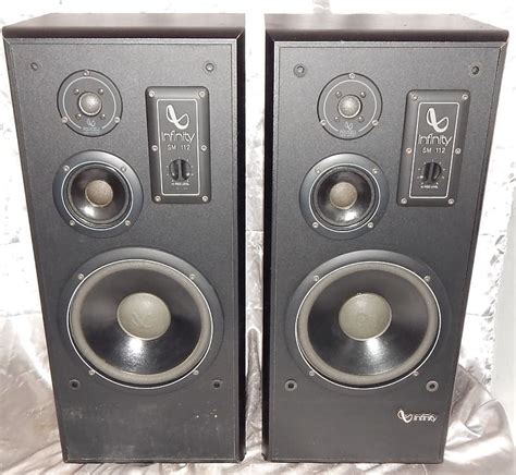 Infinity Sm 112 Vintage Home Floor Speakers Reverb