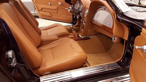 1963 Split Window Corvette Stingray Custom Leather Interior By Bux