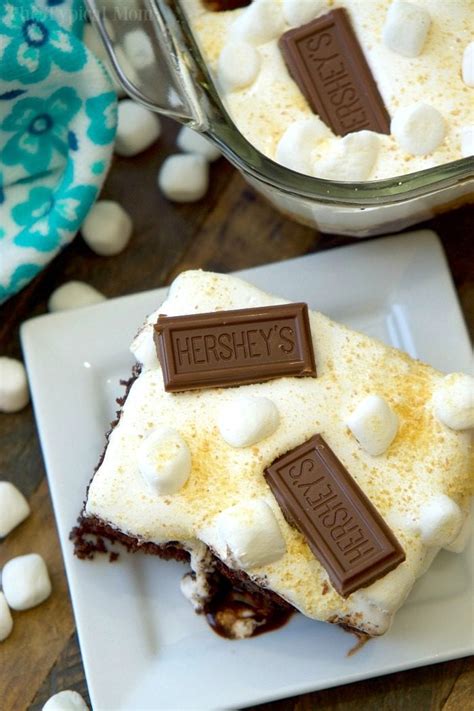 Best Chocolate S Mores Poke Cake Recipe Easy Delish