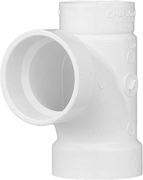 Charlotte Pipe 2 X 1 12 X 2 Dwv Sanitary Tee Reduc Dwv Drain Waste