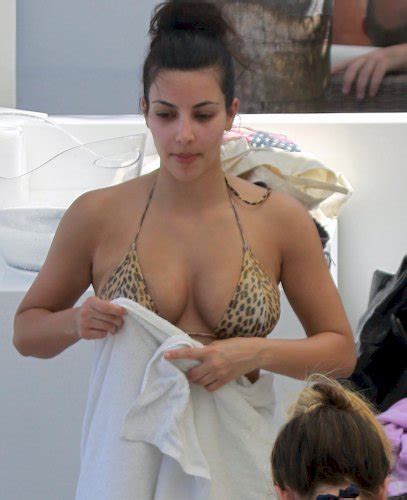 Kim Kardashian Bikini Ass Crack The Nip Slip