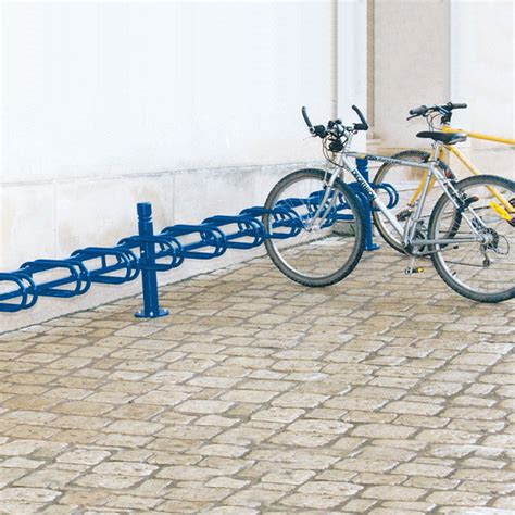 Bike racks are important part of the urban landscape. Modular Decorative Bicycle Rack - Single Sided | NoButts