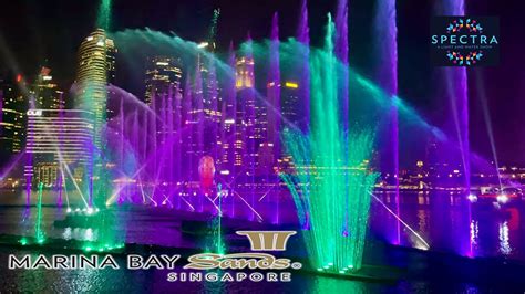 4k Amazing Spectra Light And Water Show 2023 Marina Bay Sands