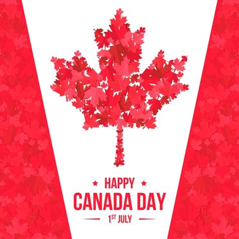La faune et la flore, les parcs nationaux ou encore les grandes métropoles du pays! Fête Du Canada Dans Le Concept De Design Plat | Vecteur ...
