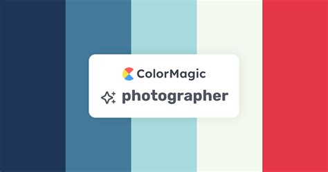 Photographer Colormagic Ai Color Palette Generator