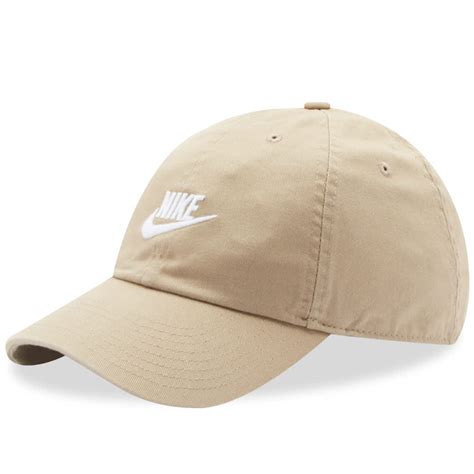 Nike H86 Futura Washed Cap Khaki And White End Es