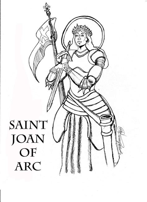 Saint Joan Of Arc By Sonnyluca On Deviantart