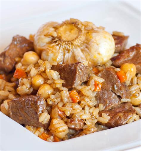 Beef Rice Pilaf Beef Plov Recipe Video Tatyanas Everyday Food