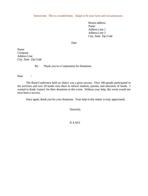 Letter Thank For Doc Template Pdffiller