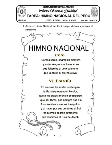 Ver más ideas sobre himno nacional argentino, himno nacional, himnos. 28 tarea himno nacional