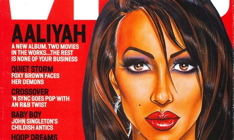Aaliyah What Lies Beneath Cover Story August 2001