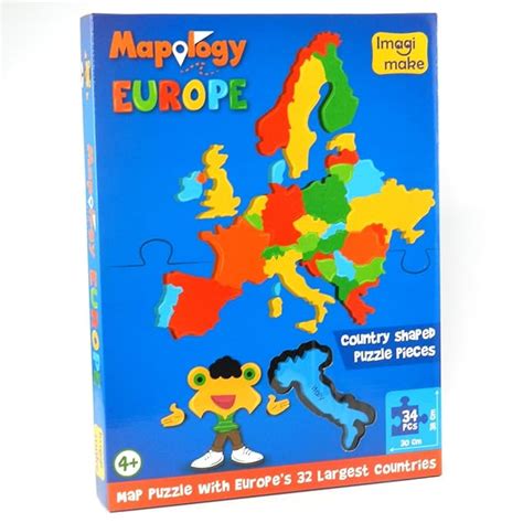 Imagimake Mapology Europe Map Puzzle Uk Toys And Games