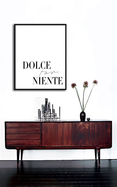Dolce Far Niente Poster Printable File The Sweetness Of Doing Nothing