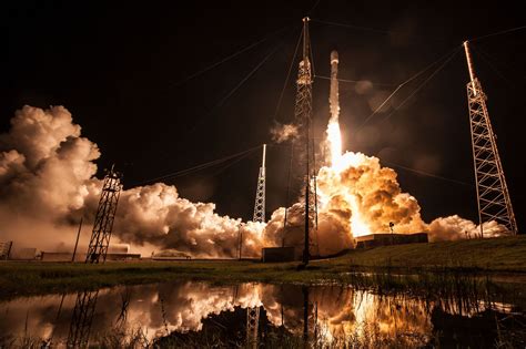 A Spacex Falcon 9 Rocket Launches The Telstar 19v Satellite In July Of
