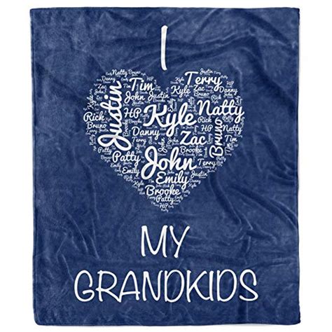 Personalized Blankets The Best T For Grandma With Grandkids Names