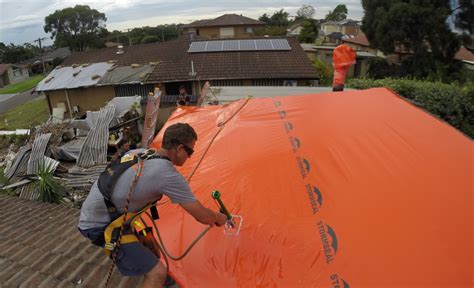 Temporary Roof Protection Contractors Breathe Sigh Of Relief Thanks