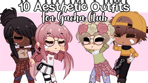 10 Aesthetic Gacha Club Outfits For Boys N Girls Youtube
