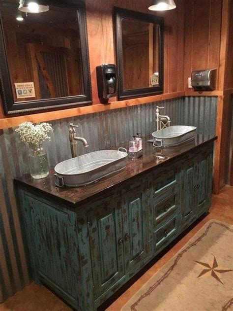 50 Perfect Rustic Farmhouse Bathroom Design Ideas Rustic Bathrooms