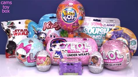 Lol Under Wraps Glam Glitter Pikmi Pops Surprise 1 Dolls Disney Eggs Blind Bags Toys Unboxing
