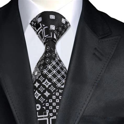 Buy A 1499 Hi Tie Black Mens Ties 2017 Jacquard Silk