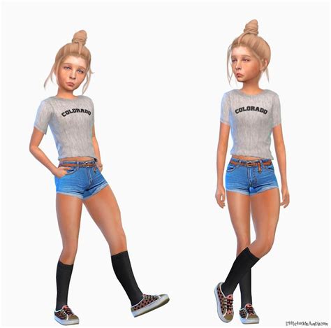 The Sims 4 Kids Lookbook Sims 4 Cc Kids Clothing Sims 4 Children