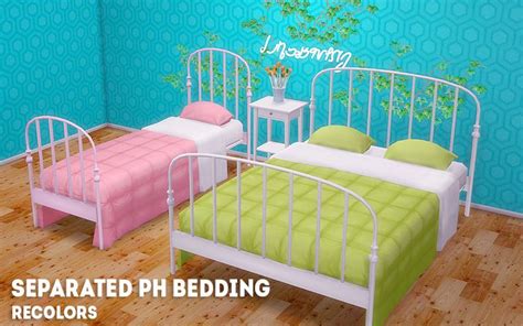 Ts4 Separated Parenthood Bedding Recolors Sims 4 Beds Sims 4