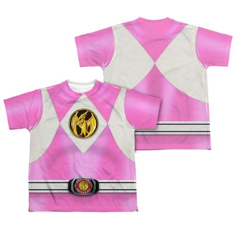 Power Ranger Shirt Pink Ranger Costume Sublimation Youth Shirt Power