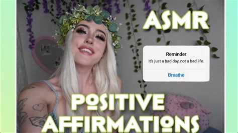 Asmr 🍃 Positive Affirmations Youtube