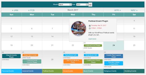The Events Calendar Shortcode Customize And Print