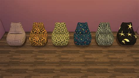 My Sims 4 Blog Bean Bag Chair Recolors By Sims4leo