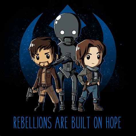 Rebellions Are Built On Hope T Shirt Star Wars Teeturtle Star Wars