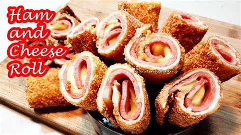 Easy Ham And Cheese Roll Recipe Youtube