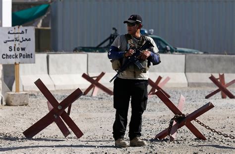 four foreigners killed in suicide attack inside kabul security compound the washington post