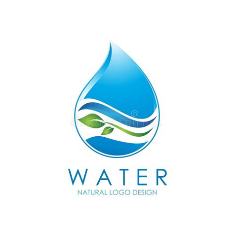 Download free indah water logo vector logo and icons in ai, eps, cdr, svg, png formats. Natural Water Logo Design With Water Drop And Leaf ...