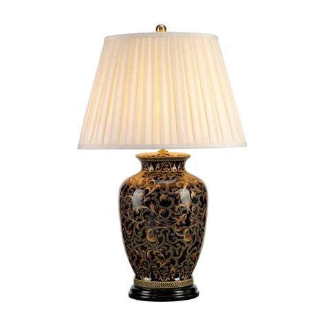 Morris Large Gold And Black Table Lamp Shade Included Moonlight Design