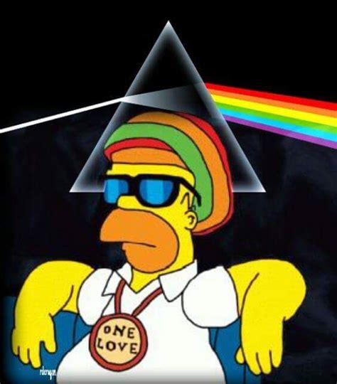 Homer Simpson Chilling Cool Cartoons Pink Floyd Pictures First