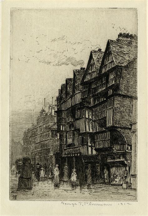 London Street Scene By George Taylor Plowman Annex Galleries Fine