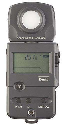 Kenko Kcm 3100 Pro Digital Color Temperature Meter With 9 Memory