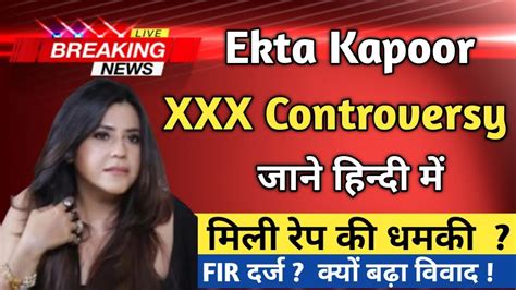 Ekta Kapoor Xxx Controversyekta Kapoor Web Series On Armyekta Kapoor