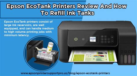 Epson Ecotank Printers Review And How To Refill Ink Tanks