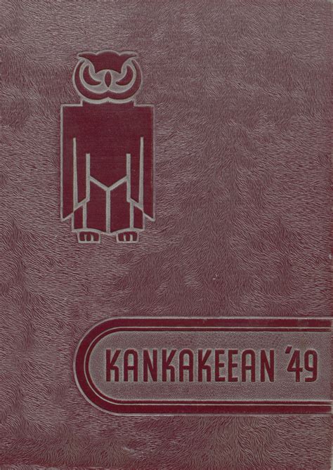 1949 Yearbook From Kankakee High School From Kankakee Illinois For Sale