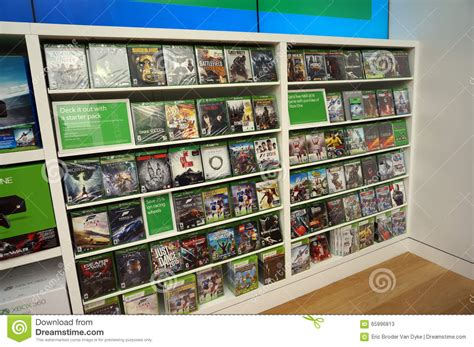 Rows Of Xbox One On Display Inside Microsoft Windows Store