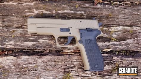 Sig Sauer Handguns Coated With Desert Sand Sig Dark Grey And Flat