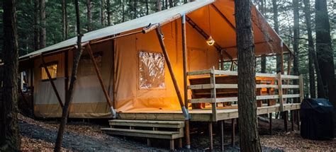 Glamping Tent No Bathroom Patio Pictures Lake Placid Whiteface