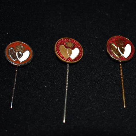 1970s Blood Donor Tie Lapel Pins One Silver One Silver Gilt Etsy