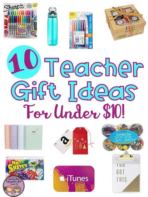 Maybe you would like to learn more about one of these? 10 Teacher Gift Ideas for under $10 | Teacher gifts ...