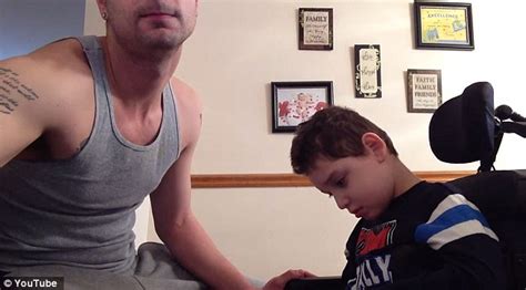 dad raps his disabled son triggering heartwarming transformation daily mail online